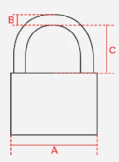 ABUS Hængelås - 40 mm