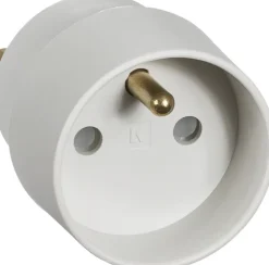 Adapter DK til pindjord - Lysegrå