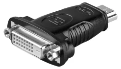 Adapter fra DVI til HDMI.