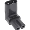 Adapter IEC C8 til IEC C7-stik