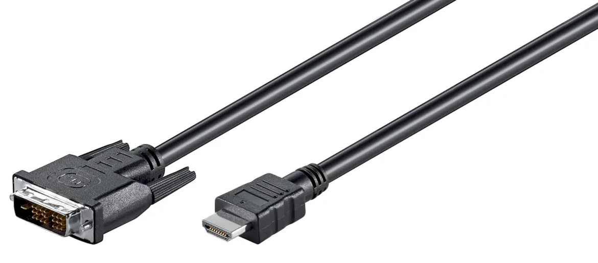 Adapterkabel DVI til HDMI - 2 m