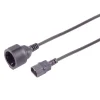 Adapterkabel IEC C14 til Schuko (CEE 7/3) 1,0 m
