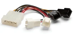 Adapterkabel til fans 4-pin Molex
