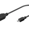 Adapterkabel USB hun til Micro-USB han.