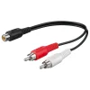 Adapter til subwoofer 2x hanstik