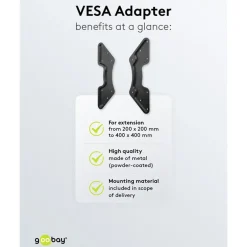 Adapter til VESA-montering.