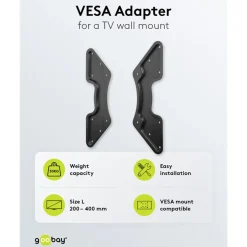 Adapter til VESA-montering.