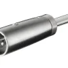 Adapter XLR-han til 6,3 mm-han.