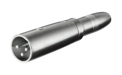 Adapter XLR-han til 6,3 mm-hun