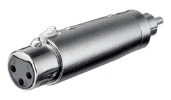 Adapter XLR hun til RCA han.