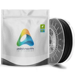 Addnorth Tekstur filament til 3D-printer 1,75 mm - Mat sort.