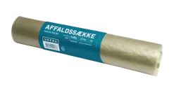 Affaldssække kraftig transparent 120L 10 poser pr. rulle