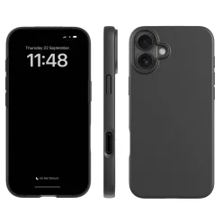 agood company Plante-baseret mobilcover til iPhone 16 Plus Sort