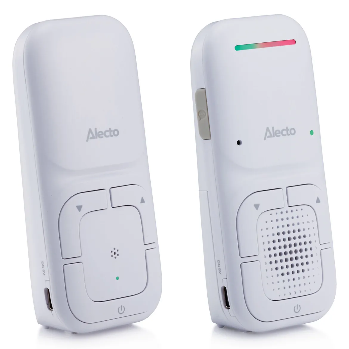 Alecto DBX130 Full Eco DECT-babyalarm - Hvid