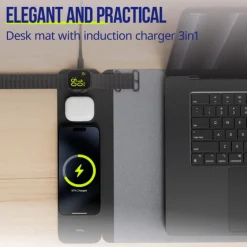 Allity Laptop Pad med Trådløs Opladning 4-i-1 - 15W