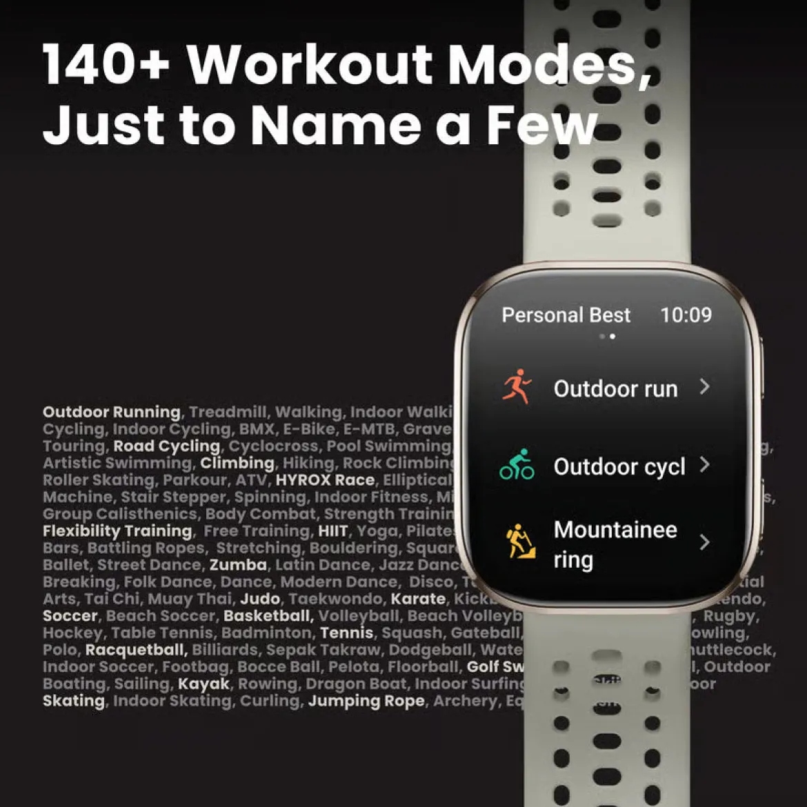 Amazfit Bip 6, Sort