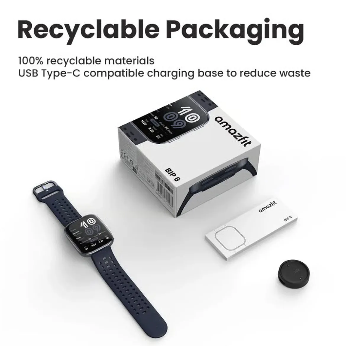 Amazfit Bip 6, Sort
