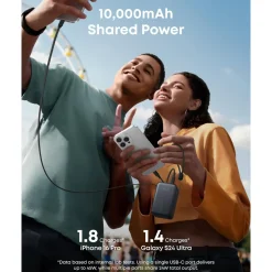 Anker Nano Powerbank 10.000 mAh 45 W - Sort
