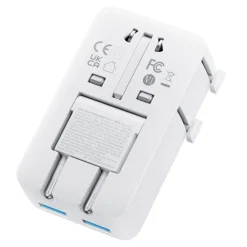 Anker Nano Travel Adapter 5-i-1 rejseadapter (20 W) - Hvid