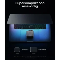 Anker Prime Charger 160W USB-C-oplader med 3 porte og display
