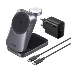 Anker Prime Foldable 3-i-1 MagGo-oplader, Sort