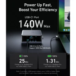 Anker Prime 250W GaN oplader