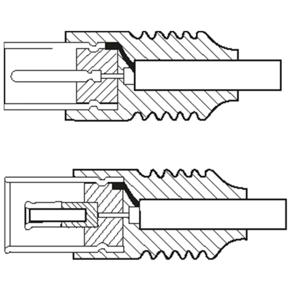 Antennekabel Hvid - 2,5 m
