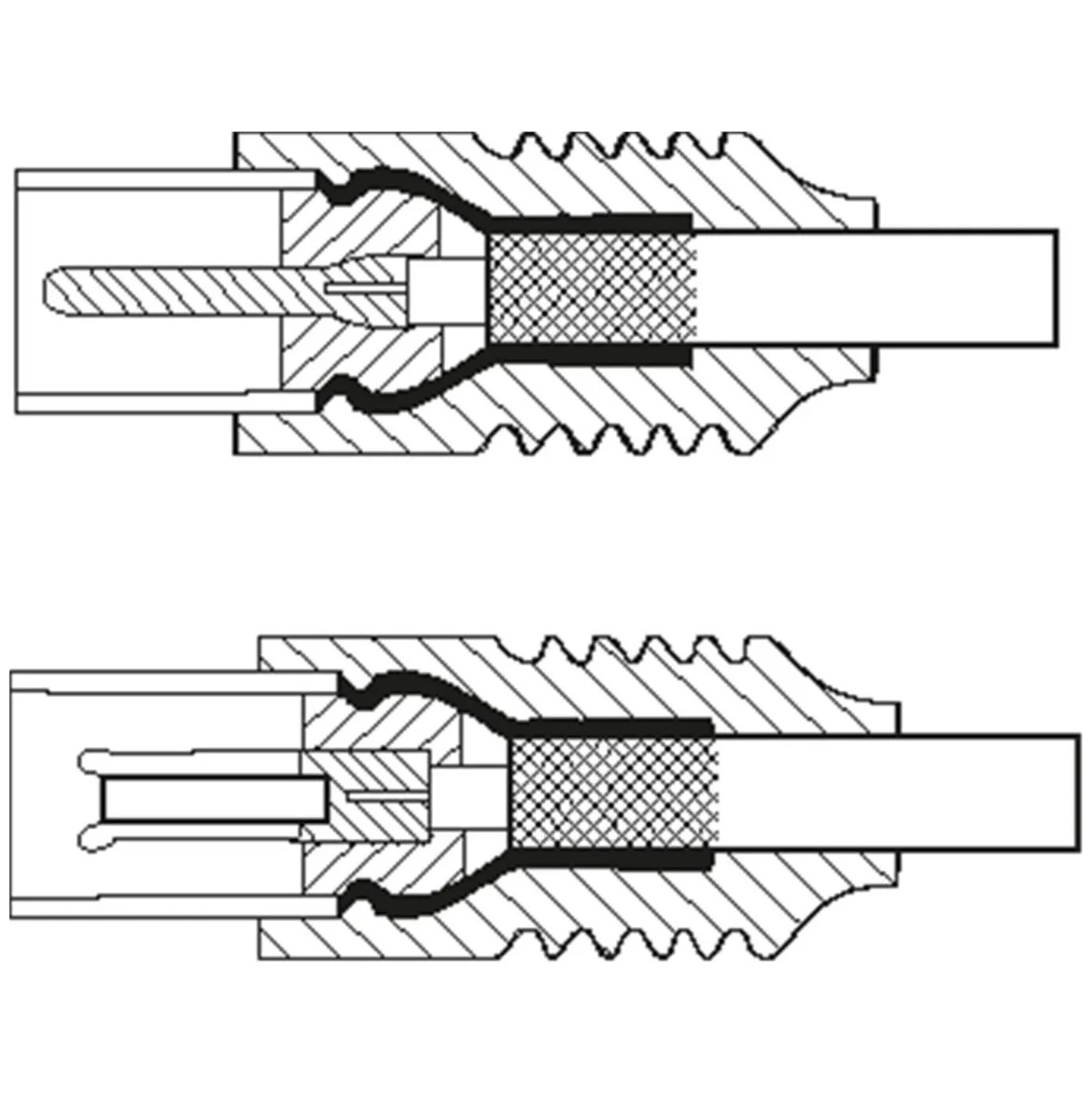 Antennekabel Hvid - 3 m