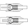 Antennekabel Hvid - 2 m