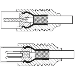 Antennekabel Hvid - 2 m