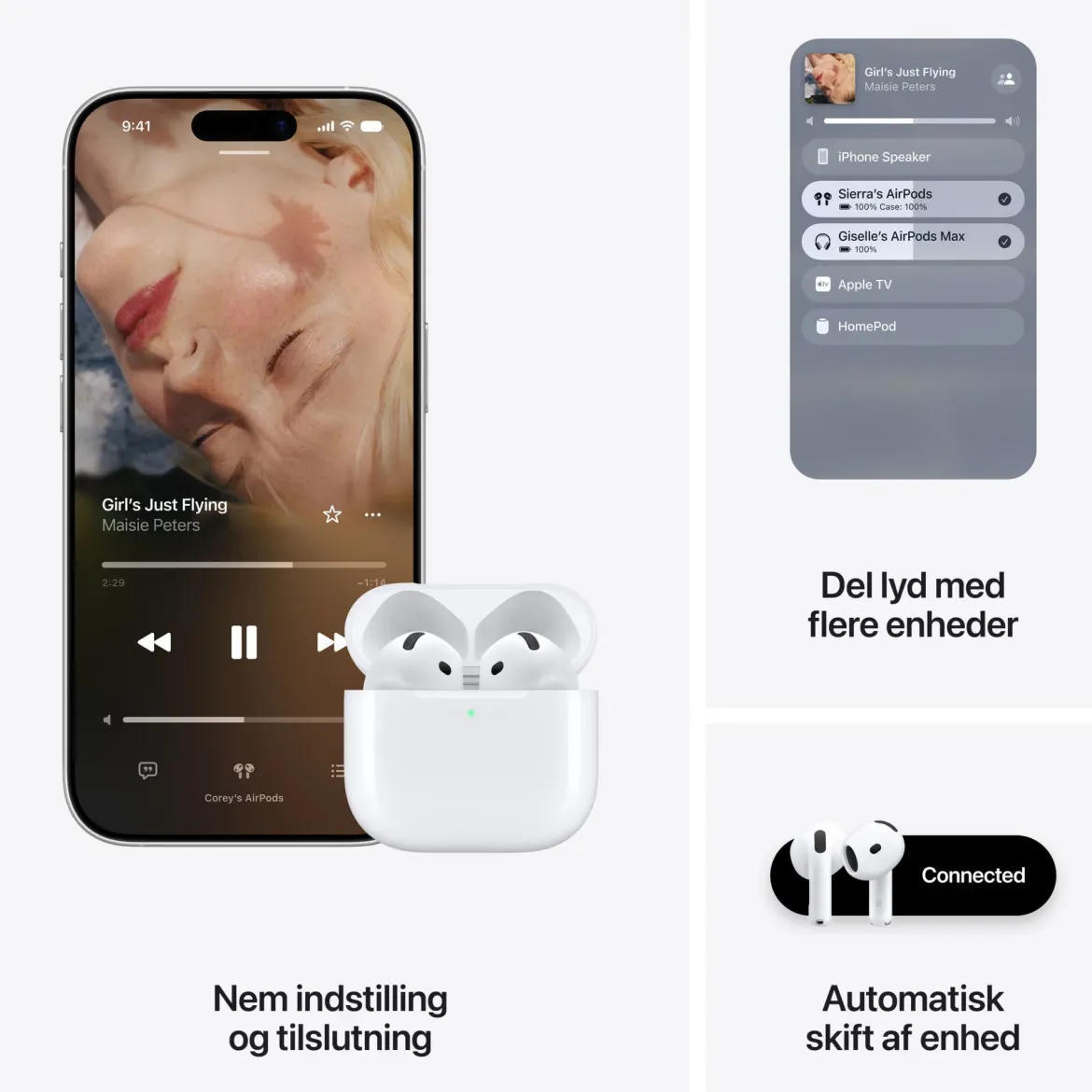 Apple AirPods 5 (2026) med trådløst opladningsetui