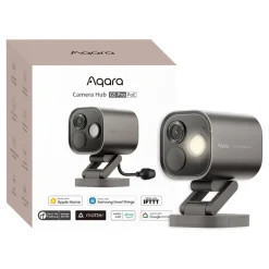 Aqara Camera Hub G5 Pro (PoE) - Overvågningskamera med indbygget smart home-hub - Grå