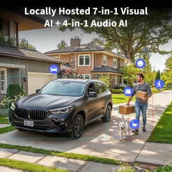 Aqara Camera Hub G5 Pro (PoE) - Overvågningskamera med indbygget smart home-hub - Grå