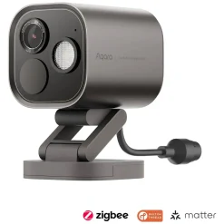 Aqara Camera Hub G5 Pro (PoE) - Overvågningskamera med indbygget smart home-hub - Grå