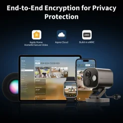 Aqara Camera Hub G5 Pro (PoE) - Overvågningskamera med indbygget smart home-hub - Grå