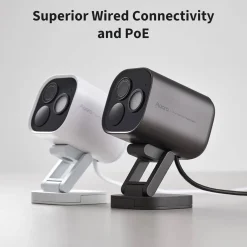Aqara Camera Hub G5 Pro (PoE) - Overvågningskamera med indbygget smart home-hub - Hvid