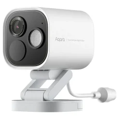 Aqara Camera Hub G5 Pro (PoE) - Overvågningskamera med indbygget smart home-hub - Hvid