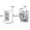 Aqara Floor Heating Thermostat W500, Hvid