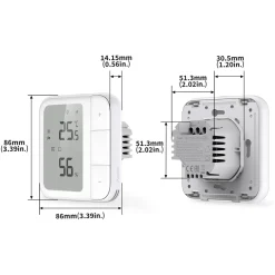 Aqara Floor Heating Thermostat W500, Hvid