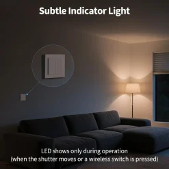 Aqara Shutter Switch H2 EU til rullegardiner og persienner