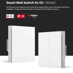 Aqara Smart vægkontakt H1 Dobbelt med nulleder
