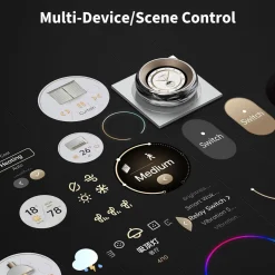 Aqara Touchscreen Dial V1 EU, smart afbryder med touchskærm