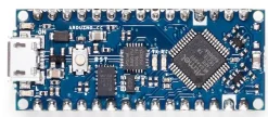 Arduino Nano Every med stiftlister - Med stiftlister
