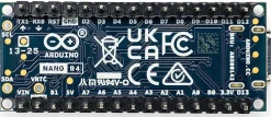 Arduino Nano R4 udviklingskort med stiftlister - Med stiftlister