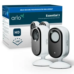 Arlo Essential 3 HD PTZ - Overvågningskamera indendørs - 2-pak