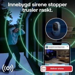 Arlo Essential 3 HD PTZ - Overvågningskamera til indendørs brug - 2-pak