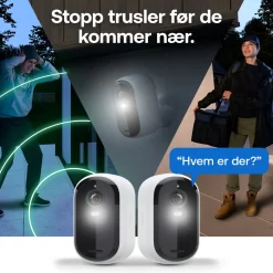 Arlo Essential 3 HD - Trådløs overvågningskamera - 3-pak