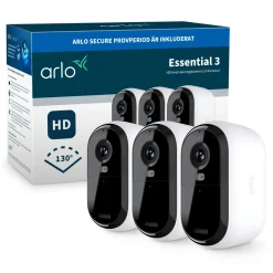 Arlo Essential 3 HD - Trådløs overvågningskamera - 3-pak