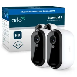 Arlo Essential 3 HD - Trådløs overvågningskamera - 2-pak