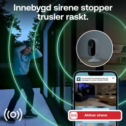Arlo Essential 3 2K - Overvågningskamera indendørs - 2-pak